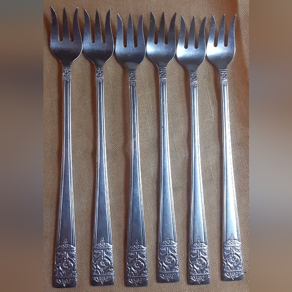 1939 ART NOUVEAU National Silver Co. King Edward Silver INAUGURATION PATTERN (6) - Picture 1 of 5